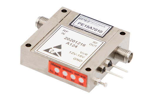 40 dB Variable Gain Amplifier, 10 dBm P1dB, 1 GHz to 26.5 GHz, 20 dB Gain Control, 6.5 dB NF, SMA
