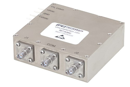 Absorptive SPDT PIN Diode Switch Operating from 800 MHz to 2.7 GHz Up to 100 Watts (+50 dBm) and SMA