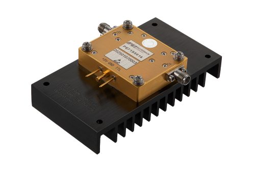 Reflective SPST PIN Diode Switch Operating From 1 GHz to 18 GHz Up to 20 Watt (+43 dBm) and Field Replaceable SMA with Heatsink