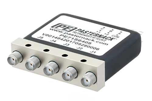 PE71S6405.jpg DP3T Latching Electromechanical RF Relay Switch, DC-18 GHz, 90W, 28V, SMA | Integrated Indicators | Cost-Effective Alternative, China Stock Fast Delivery