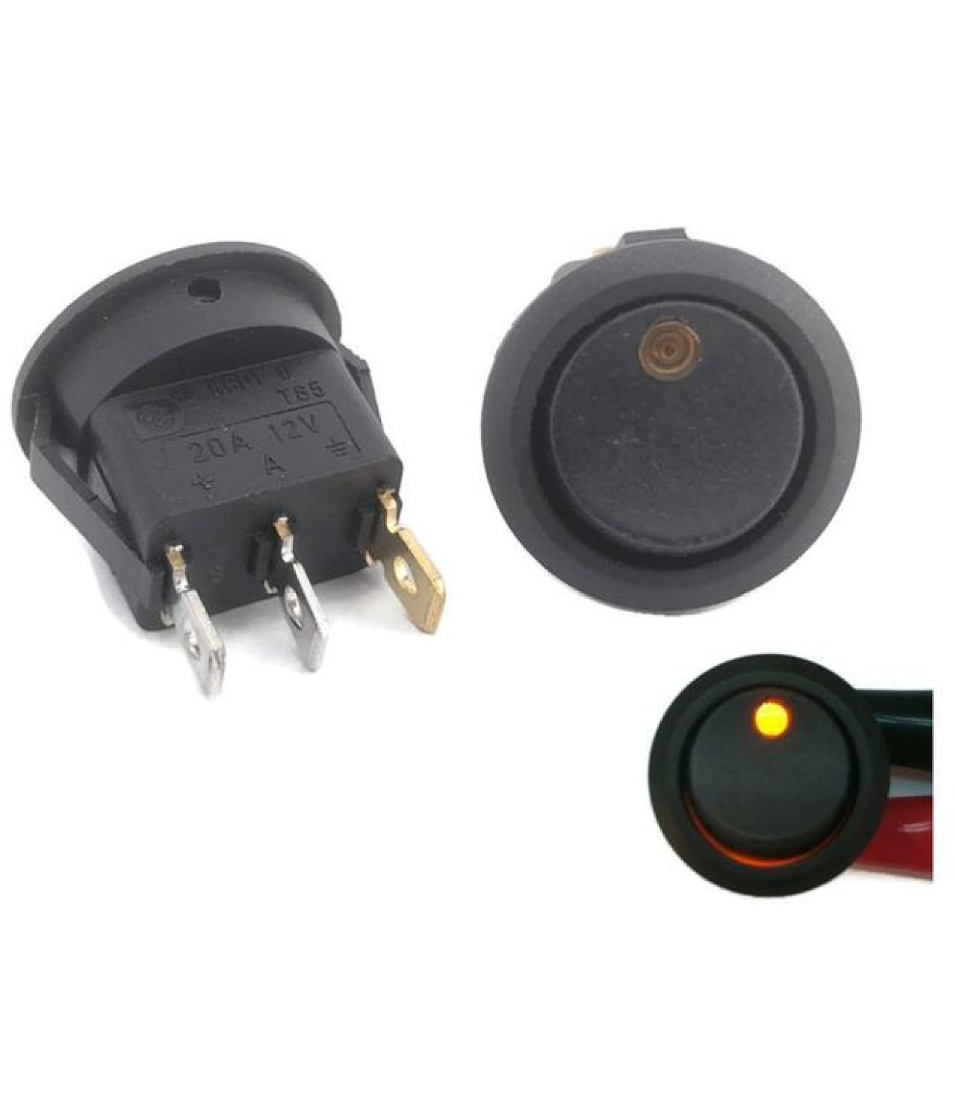 tayda-24435-72d750ec95.jpg Yellow LED Dot Light Rocker Switch ON/OFF SPST 12V