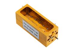 PE-W10CP011-30.jpg WR-10 Waveguide 30 dB Broadwall Coupler, UG-387/U-Mod Round Cover Flange, H-Plane Coupled Port, 90 GHz to 110 GHz, Brass Copper - Cost-Effective Alternative