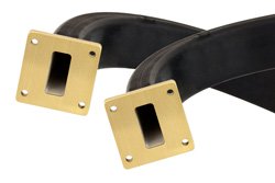 WR-112 Twistable Flexible Waveguide 36 Inch, UG-51/U Square Cover Flange Operating From 7.05 GHz to 10 GHz - Cost-Effective Alternative