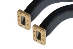 WR-112 Twistable Flexible Waveguide 24 Inch, CMR Flange Operating from 7.05 to 10 GHz - Cost-Effective Alternative