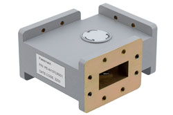 WR-137 Waveguide Circulator, 5.38 GHz to 8.17 GHz, 17 dB min Isolation, CPR137F Flange, Aluminum - Cost-Effective Alternative