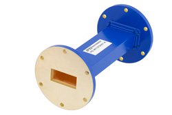 WR-137 Commercial Grade Straight Waveguide Section 6 Inch Length with UG-344/U Flange Operating from 5.85 GHz to 8.2 GHz - Cost-Effective Alternative