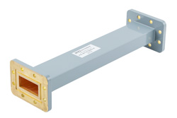 WR-137 Commercial Grade Straight Waveguide Section 9 Inch Length with CPR-137G Flange Operating from 5.85 GHz to 8.2 GHz - Cost-Effective Alternative