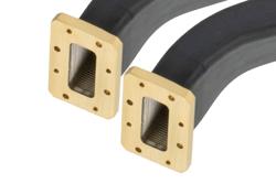 WR-137 Twistable Flexible Waveguide 12 Inch, CMR Flange Operating from 5.85 to 8.2 GHz - Cost-Effective Alternative