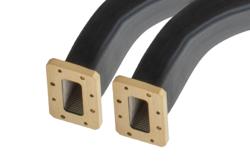 WR-137 Twistable Flexible Waveguide 24 Inch, CMR Flange Operating from 5.85 to 8.2 GHz - Cost-Effective Alternative