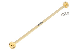 WR-15 Instrumentation Grade Straight Waveguide Section 12 Inch Length with UG-385/U Flange Operating from 50 GHz to 75 GHz - Cost-Effective Alternative