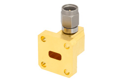 WR-28 UG-599/U Square Cover Flange to 2.92mm Male Waveguide to Coax Adapter Operating from 26.5 GHz to 40 GHz - Cost-Effective Alternative