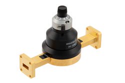 WR-42 Waveguide Continuously Variable Attenuator, 0 to 30 dB, from 18 GHz to 26.5 GHz, UG-595/U Square Cover Flange, Dial - Cost-Effective Alternative