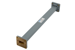 WR-62 Commercial Grade Straight Waveguide Section 9 Inch Length with UG-419/U Flange Operating from 12.4 GHz to 18 GHz - Cost-Effective Alternative