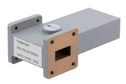 WR-75 Waveguide Isolator from 9.84 GHz to 15 GHz, 20 dB min Isolation, Cover Flange, Aluminum - Cost-Effective Alternative