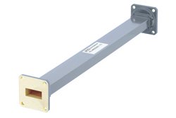 WR-90 Commercial Grade Straight Waveguide Section 12 Inch Length with UG-39/U Flange Operating from 8.2 GHz to 12.4 GHz - Cost-Effective Alternative