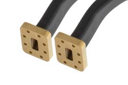 WR-90 Seamless Flexible Waveguide 24 Inch, CPRF Flange Operating from 8.2 to 12.4 GHz - Cost-Effective Alternative