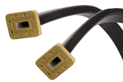 WR-90 Twistable Flexible Waveguide 12 Inch, CPR-90G Flange Operating From 8.2 GHz to 12.4 GHz - Cost-Effective Alternative