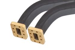 WR-90 Twistable Flexible Waveguide 36 Inch, CMR Flange Operating from 8.2 to 12.4 GHz - Cost-Effective Alternative