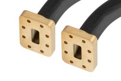 WR-90 Twistable Flexible Waveguide 12 Inch, CPRF Flange Operating from 8.2 to 12.4 GHz - Cost-Effective Alternative