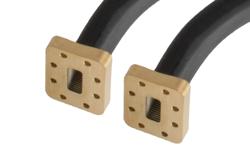 WR-90 Twistable Flexible Waveguide 24 Inch, CPRF Flange Operating from 8.2 to 12.4 GHz - Cost-Effective Alternative