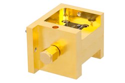 Waveguide Down Converter Mixer WR-19 From 40 GHz to 60 GHz, IF From DC to 18 GHz And LO Power of +13 dBm, UG-383/U Flange, U Band - Cost-Effective Alternative