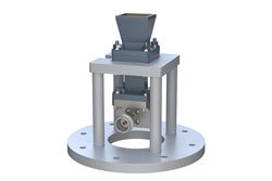 WR-62 Standard Gain Horn with 10 dBi gain, N Female connector, Integrated Cage-Style Mount - Cost-Effective Alternative