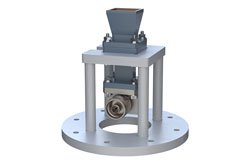 WR-62 Standard Gain Horn with 10 dBi gain, N Male connector, Integrated Cage-Style Mount - Cost-Effective Alternative