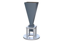 PE1WAN062-20.jpg WR-62 Waveguide Antenna, 12.4 GHz to 18 GHz Frequency Range, 20 dBi Gain,, Integrated Cage-Style Mount - Cost-Effective Alternative