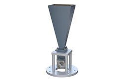 WR-62 Standard Gain Horn with 20 dBi gain, N Female connector, Integrated Cage-Style Mount - Cost-Effective Alternative