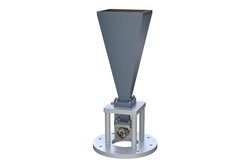 WR-62 Standard Gain Horn with 20 dBi gain, N Male connector, Integrated Cage-Style Mount - Cost-Effective Alternative