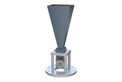 WR-62 Standard Gain Horn with 20 dBi gain, SMA Female connector, Integrated Cage-Style Mount - Cost-Effective Alternative