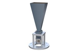 WR-62 Standard Gain Horn with 20 dBi gain, SMA Male connector, Integrated Cage-Style Mount - Cost-Effective Alternative
