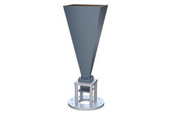 WR-90 Waveguide Antenna, 8.2 GHz to 12.4 GHz Frequency Range, 20 dBi Gain, UG-135/U Flange, Integrated Cage-Style Mount - Cost-Effective Alternative