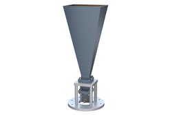 WR-90 Standard Gain Horn with 20 dBi gain, SMA Male connector, Integrated Cage-Style Mount - Cost-Effective Alternative