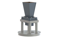 WR-137 Standard Gain Horn with 10 dBi gain, N Female Connector, Integrated Cage-Style Mount - Cost-Effective Alternative