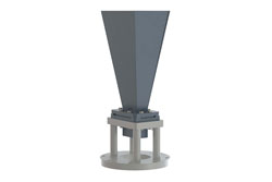 WR-137 Standard Gain Horn with 15 dBi gain, N Female Connector, Integrated Cage-Style Mount - Cost-Effective Alternative