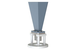 WR-137 Standard Gain Horn with 15 dBi gain, SMA Female Connector, Integrated Cage-Style Mount - Cost-Effective Alternative