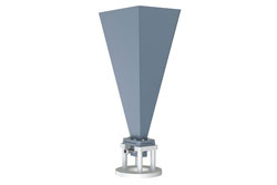 WR-137 Standard Gain Horn with 20 dBi gain, N Female Connector, Integrated Cage-Style Mount - Cost-Effective Alternative
