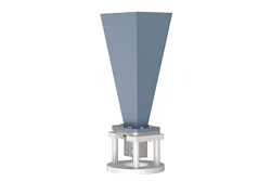 PE1WAN159-15SF.jpg WR-159 Standard Gain Horn with 15 dBi gain, SMA Female Connector, Integrated Cage-Style Mount - Cost-Effective Alternative
