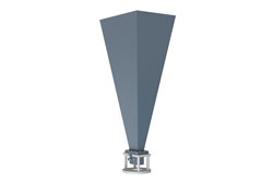 PE1WAN229-20NF.jpg WR-229 Standard Gain Horn with 20 dBi gain, N Female Connector, Integrated Cage-Style Mount - Cost-Effective Alternative