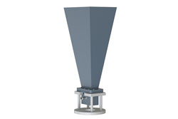 WR-284 Standard Gain Horn with 15 dBi gain, N Female Connector, Integrated Cage-Style Mount - Cost-Effective Alternative