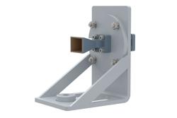 WR-28 Waveguide Antenna, 26.5 GHz to 40 GHz Frequency Range, 15 dBi Gain, UG-599/U Flange with Pre-Installed L mount - Cost-Effective Alternative