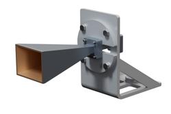 WR-34 Standard Gain Horn Antenna Operating From 22 GHz to 33 GHz, 20 dBi Nominal Gain, UG-1530/U Flange with L Mount - Cost-Effective Alternative