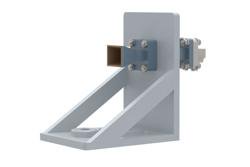 WR-42 Standard Gain Horn with 10 dBi gain, SMA Female connector, with Pre-Installed L Mount - Cost-Effective Alternative