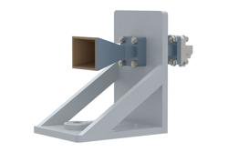 WR-42 Standard Gain Horn with 15 dBi gain, SMA Female connector, with Pre-Installed L Mount - Cost-Effective Alternative