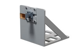 WR-51 Standard Gain Horn Antenna Operating from 15 GHz to 22 GHz, End Launch SMA Female Connector, 15 dBi Nominal Gain, with L Mount - Cost-Effective Alternative