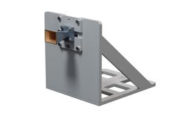 WR-51 Standard Gain Horn Antenna Operating from 15 GHz to 22 GHz, SMA Female Connector, 15 dBi Nominal Gain, with L Mount - Cost-Effective Alternative