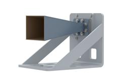 WR-137 Standard Gain Horn with 15 dBi gain, SMA Female Connector, with Pre-Installed L Mount - Cost-Effective Alternative