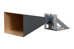 PE2WAN159-20NF.jpg WR-159 Standard Gain Horn Antenna Operating from 4.9 GHz to 7.05 GHz, N Female Connector, 20 dBi Nominal Gain, with L Mount - Cost-Effective Alternative