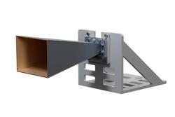 PE2WAN229-15SF.jpg WR-229 Standard Gain Horn Antenna Operating from 3.3 GHz to 4.9 GHz, SMA Female Connector, 15 dBi Nominal Gain, with L Mount - Cost-Effective Alternative